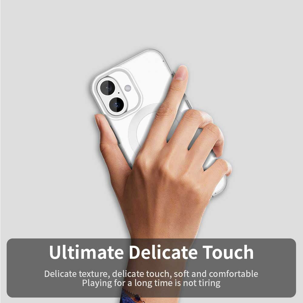 MagSafe-Hülle für Apple iPhone 16 Plus, Techsuit, CandyCase, Weiß