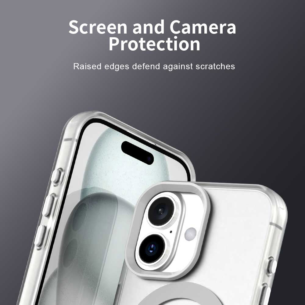 MagSafe-Hülle für Apple iPhone 16 Plus, Techsuit, CandyCase, Weiß