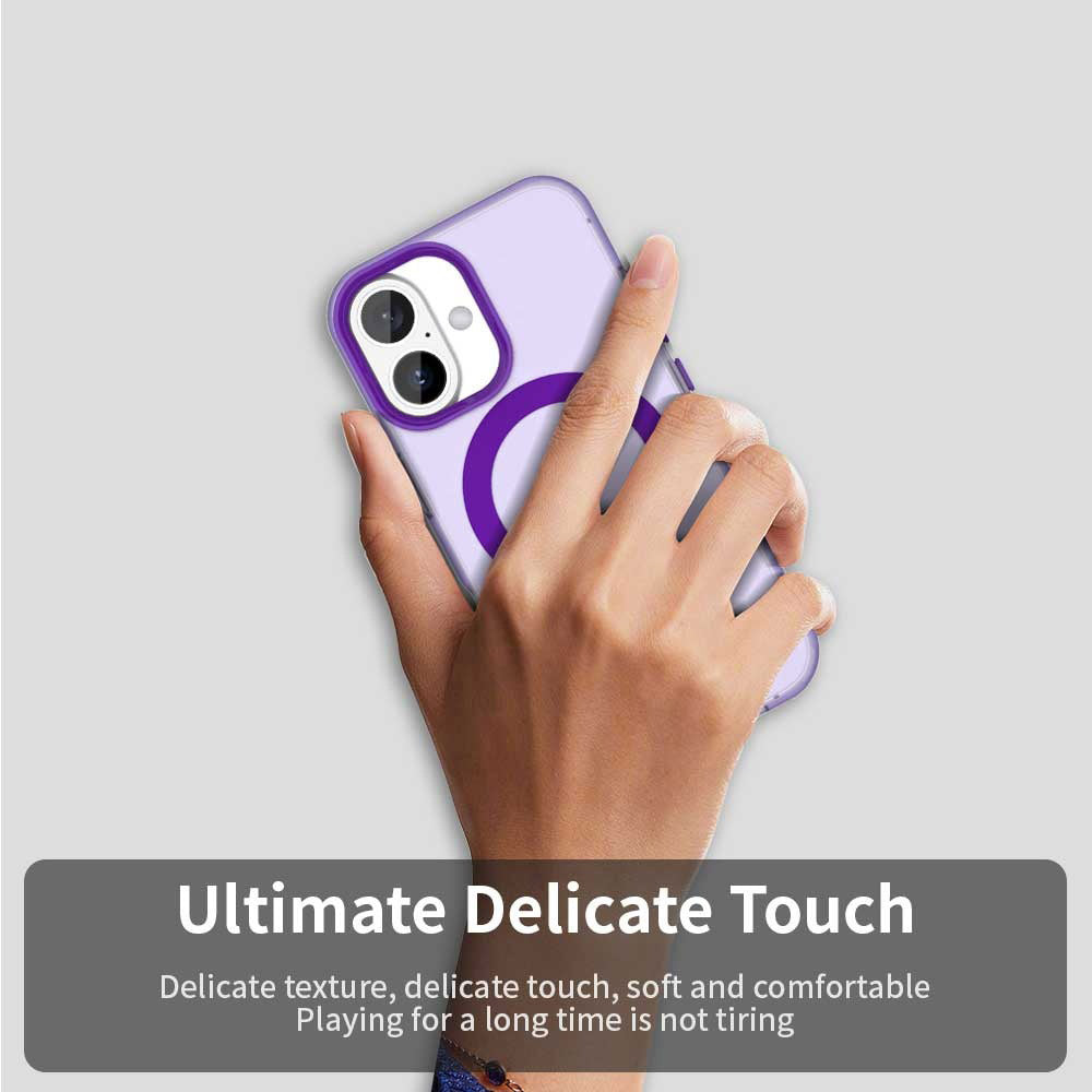 MagSafe-Hülle für Apple iPhone 16 Plus, Techsuit, CandyCase, Lila