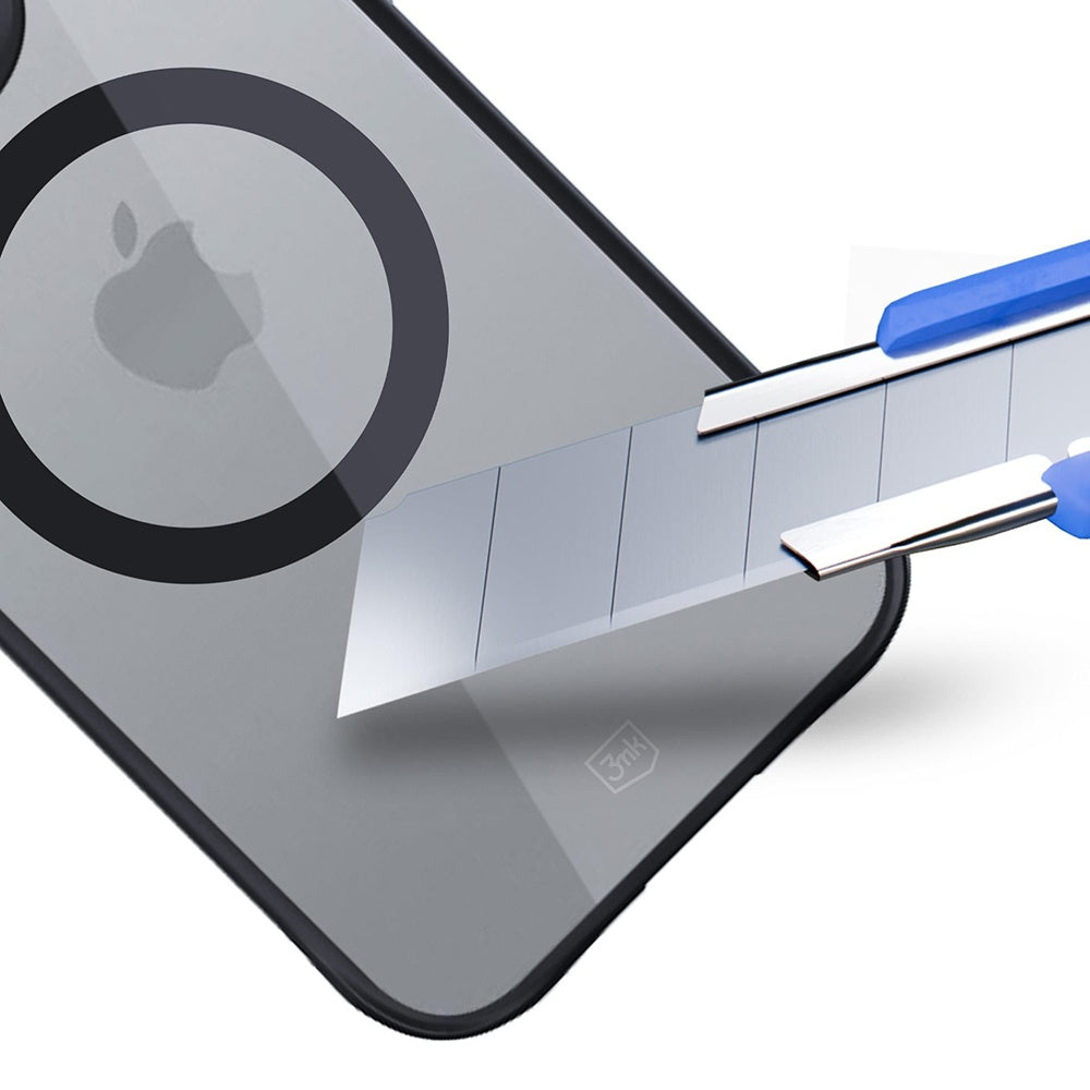 MagSafe-Hülle für Apple iPhone 16 Pro, 3MK, Satin Armor, Transparent