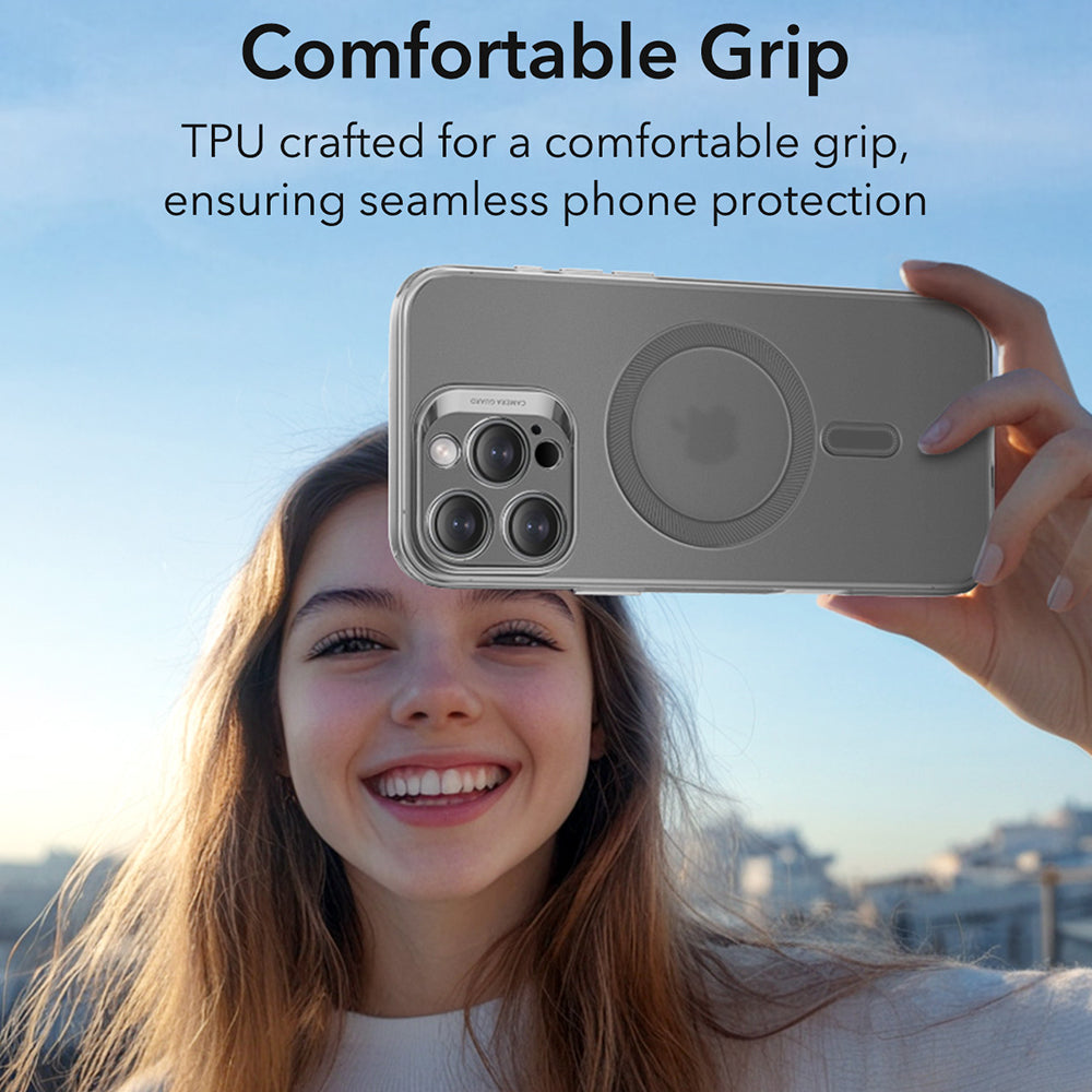 MagSafe Hülle für Apple iPhone 16 Pro, ESR, Zero, Satin Grau
