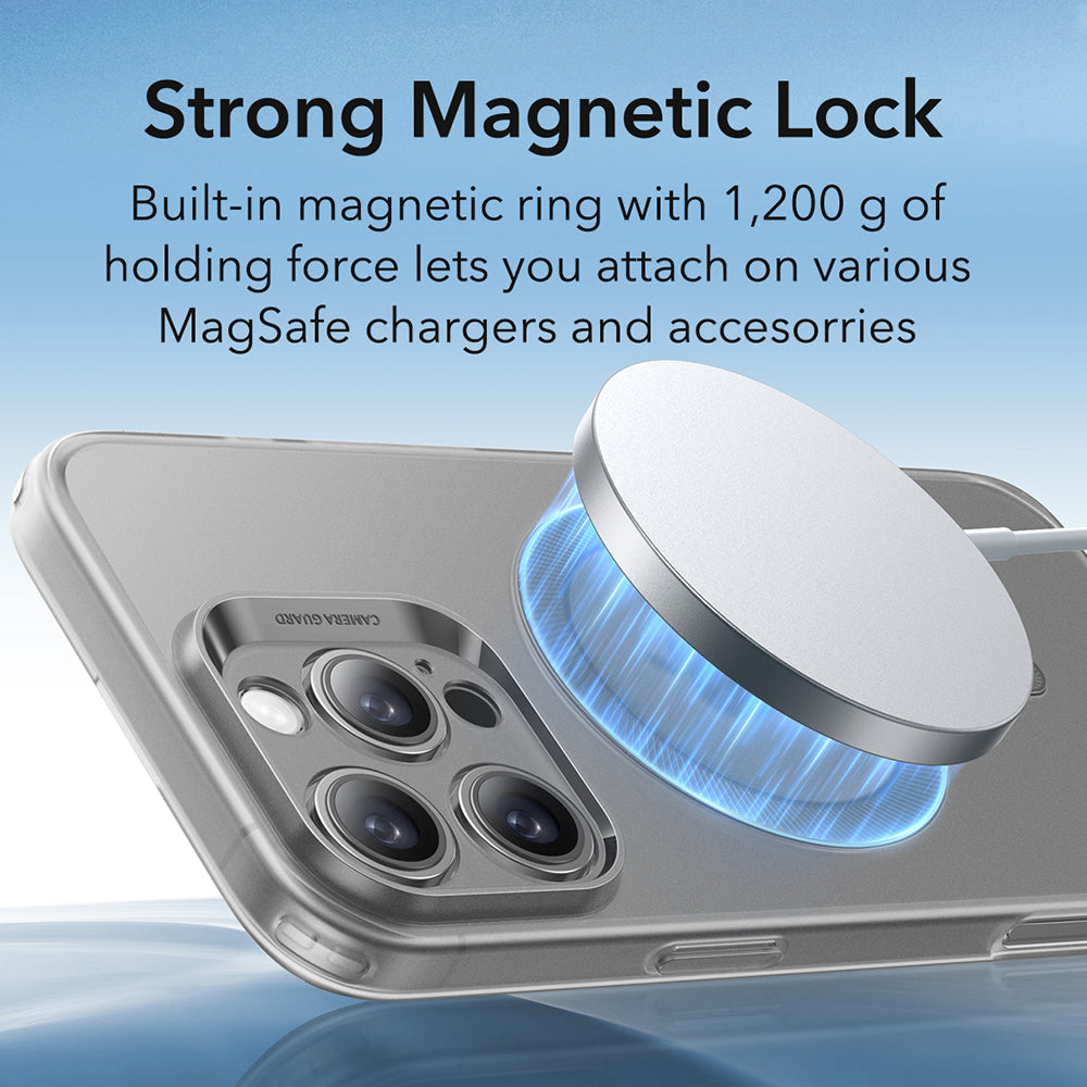 MagSafe Hülle für Apple iPhone 16 Pro Max, ESR, Zero, Satin Grau