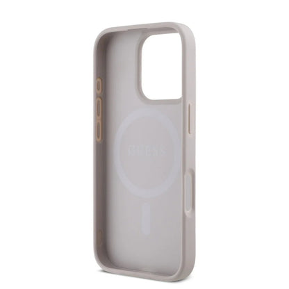 MagSafe Hülle für Apple iPhone 16 Pro Max, Guess, 4G Classic, Rosa