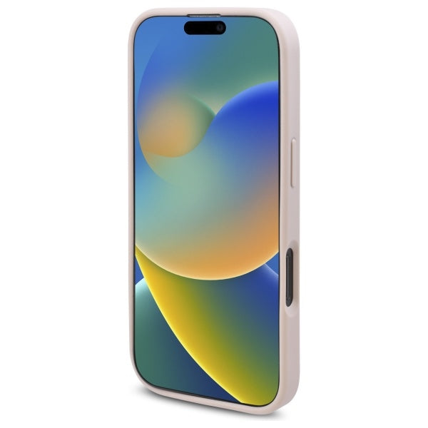 MagSafe Hülle für Apple iPhone 16 Pro Max, Guess, 4G Flowers Print, Rosa