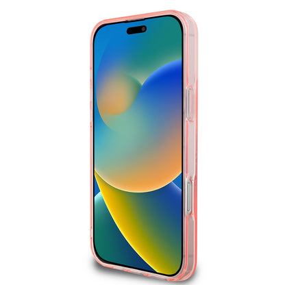 MagSafe Hülle für Apple iPhone 16 Pro Max, Guess, IML Flowers Wreath, Rosa