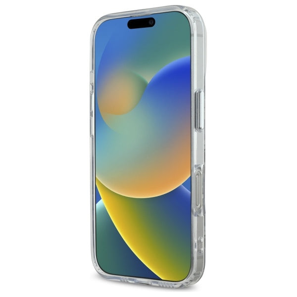 MagSafe Hülle für Apple iPhone 16 Pro Max, Karl Lagerfeld, IML Monogramm Karl & Choupette's Köpfe, Transparent