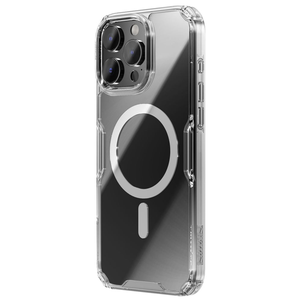 MagSafe-Hülle für Apple iPhone 16 Pro Max, Nillkin, Nature Pro, Transparent