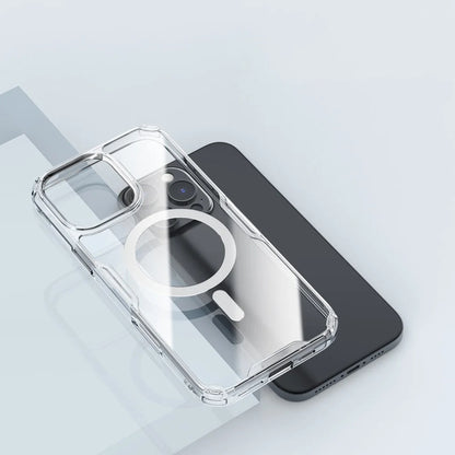 MagSafe-Hülle für Apple iPhone 16 Pro Max, Nillkin, Nature Pro, Transparent