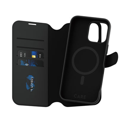 MagSafe Hülle für Apple iPhone 16 Pro Max, PanzerGlass, Care Feature Tango Two-in-One, Schwarz