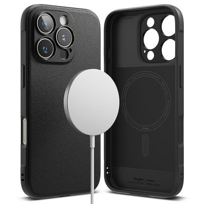 MagSafe-Hülle für Apple iPhone 16 Pro Max, Ringke, Onyx, Schwarz