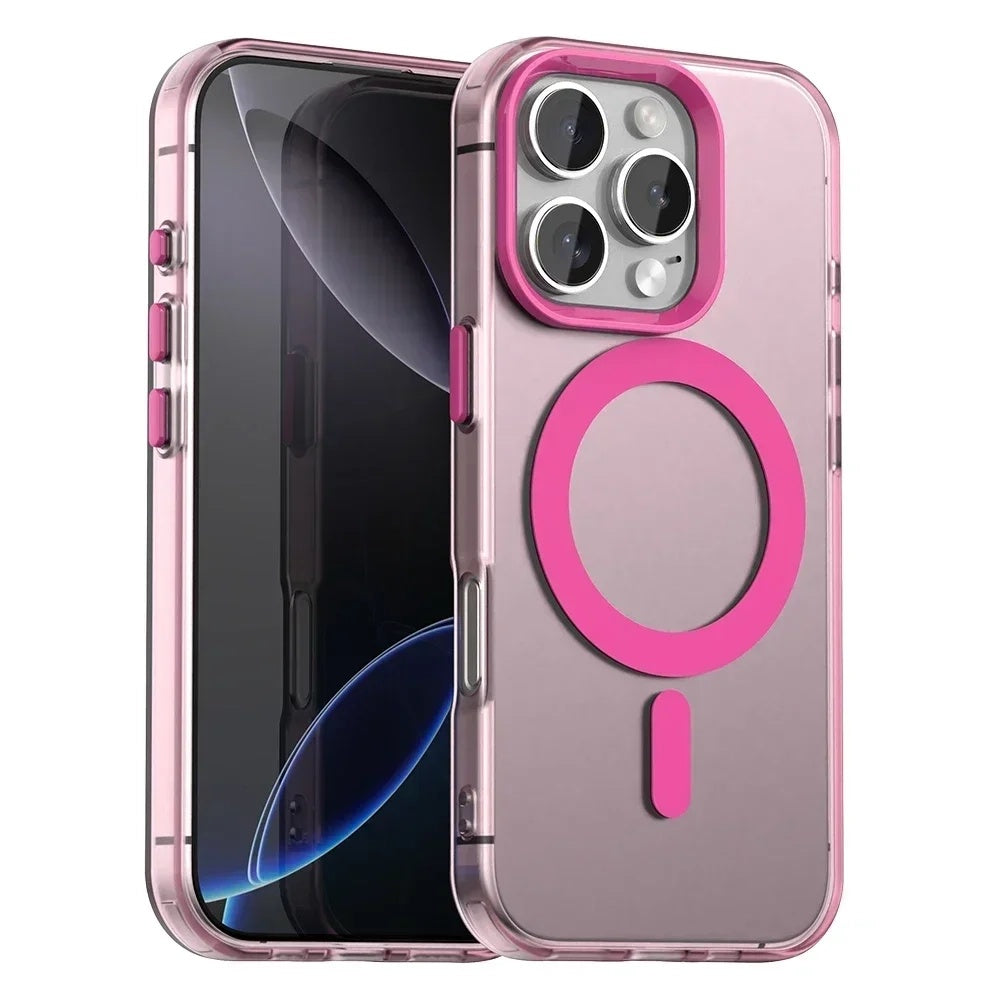 MagSafe-Hülle für Apple iPhone 16 Pro Max, Techsuit, CandyCase, Rosa
