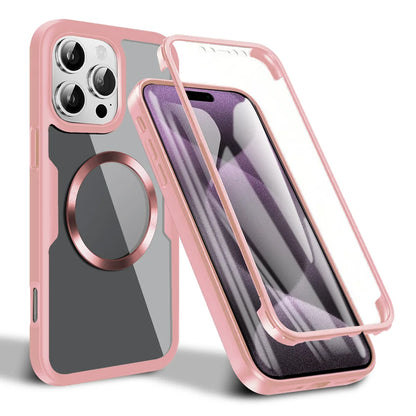 MagSafe-Hülle für Apple iPhone 16 Pro Max, Techsuit, ColorVerse 360, Rosa