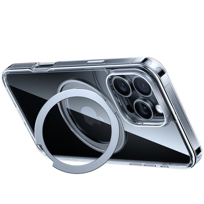 MagSafe Hülle für Apple iPhone 16 Pro Max, Torras, Ostand Pro, Transparent