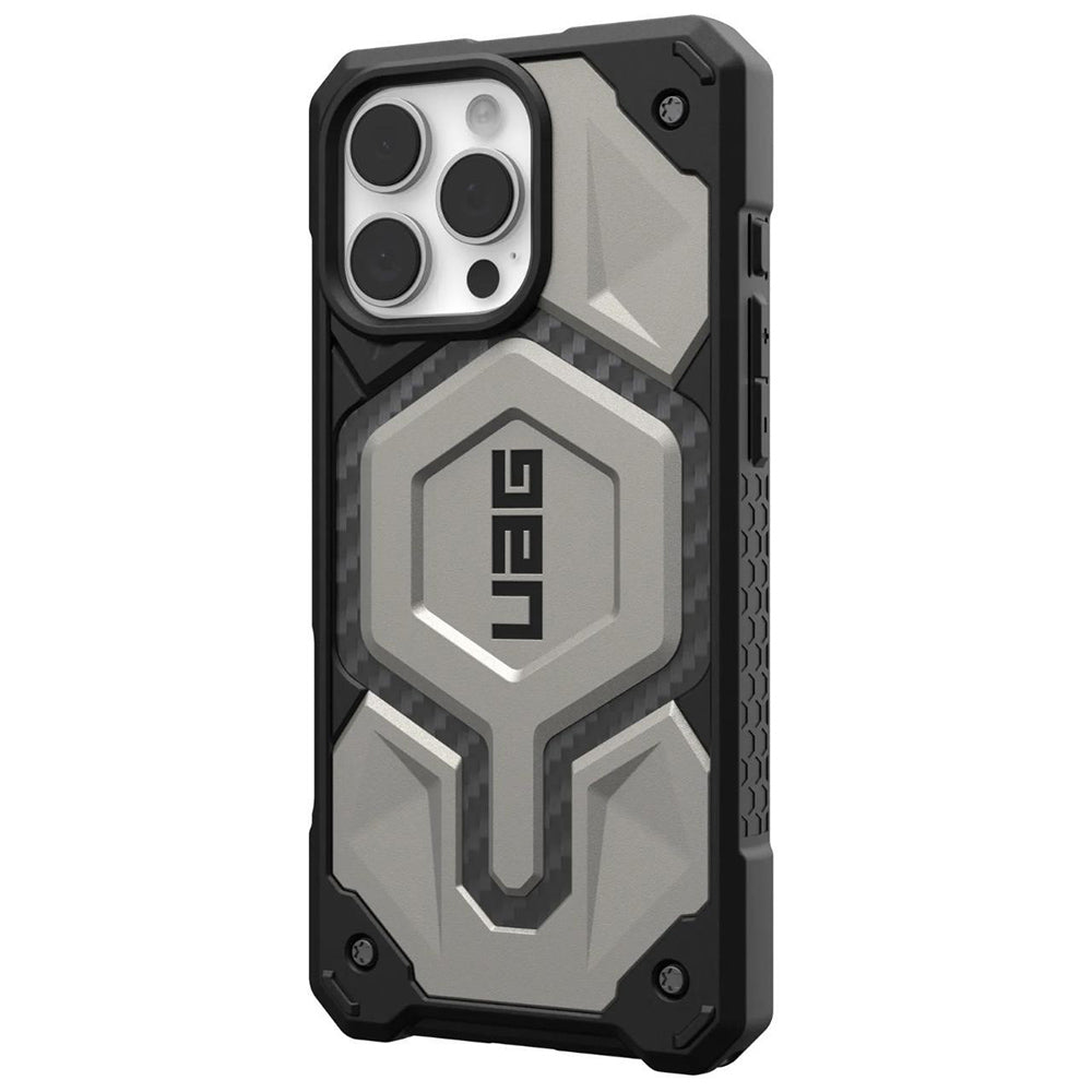 MagSafe-Hülle für Apple iPhone 16 Pro Max, Urban Armor Gear, Monarch Pro, Grau