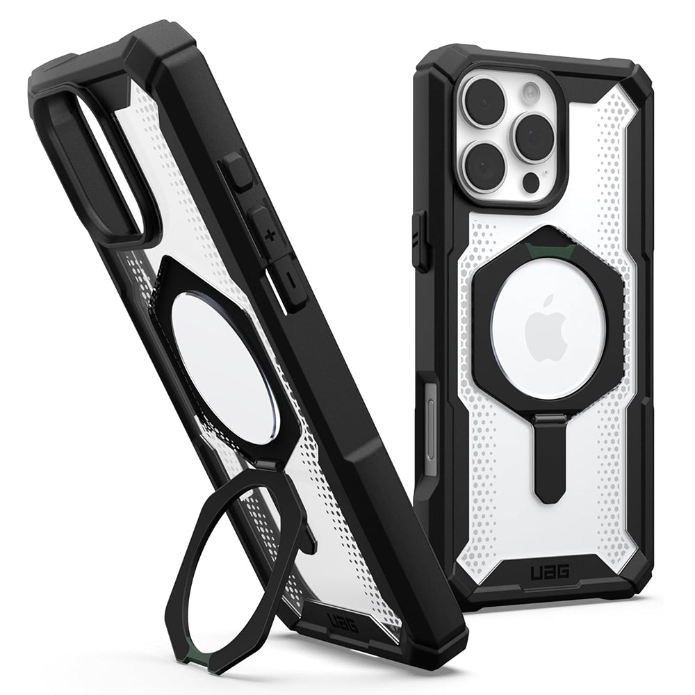 MagSafe-Hülle für Apple iPhone 16 Pro Max, Urban Armor Gear, Plasma XTE, Schwarz Transparent