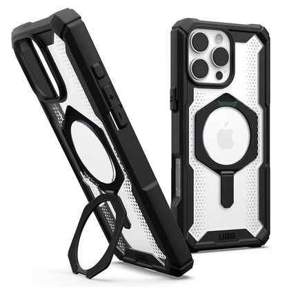 MagSafe-Hülle für Apple iPhone 16 Pro Max, Urban Armor Gear, Plasma XTE, Schwarz Transparent