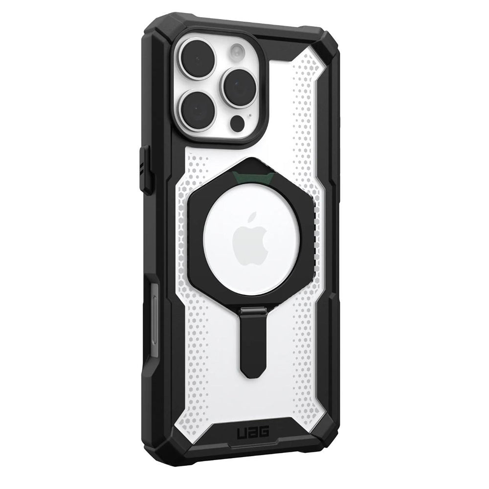 MagSafe-Hülle für Apple iPhone 16 Pro Max, Urban Armor Gear, Plasma XTE, Schwarz Transparent