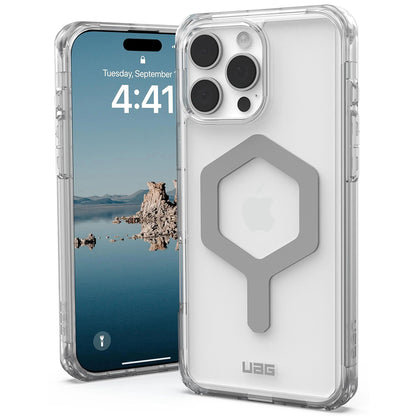 MagSafe-Hülle für Apple iPhone 16 Pro Max, Urban Armor Gear, Plyo, Transparent