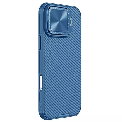 MagSafe-Hülle für Apple iPhone 16 Pro, Nillkin, CamShield Prop, Blau
