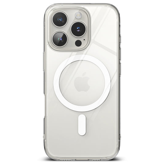 MagSafe-Hülle für Apple iPhone 16 Pro, Ringke, Fusion, Transparent