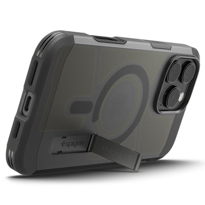 MagSafe Hülle für Apple iPhone 16 Pro, Spigen, Tough Armor, Satin Schwarz ACS09072