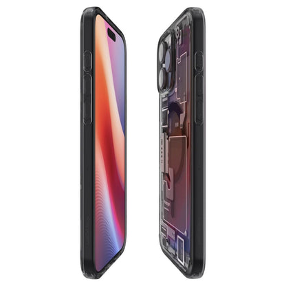 MagSafe Hülle für Apple iPhone 16 Pro, Spigen, Ultra Hybrid Zero One, Mattschwarz ACS08135