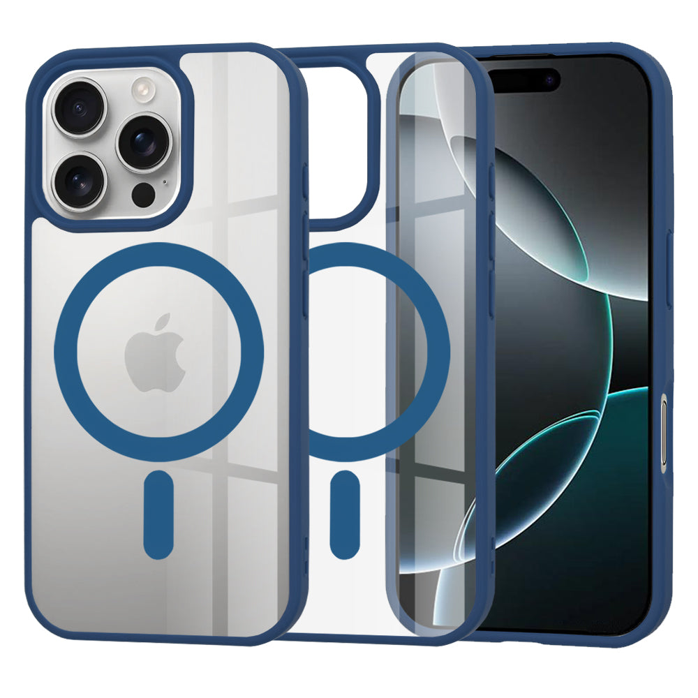 MagSafe-Hülle für Apple iPhone 16 Pro, Techsuit, Pro, Blau