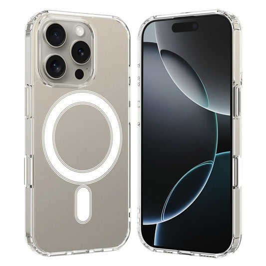MagSafe-Hülle für Apple iPhone 16 Pro, Techsuit, Pro, Transparent