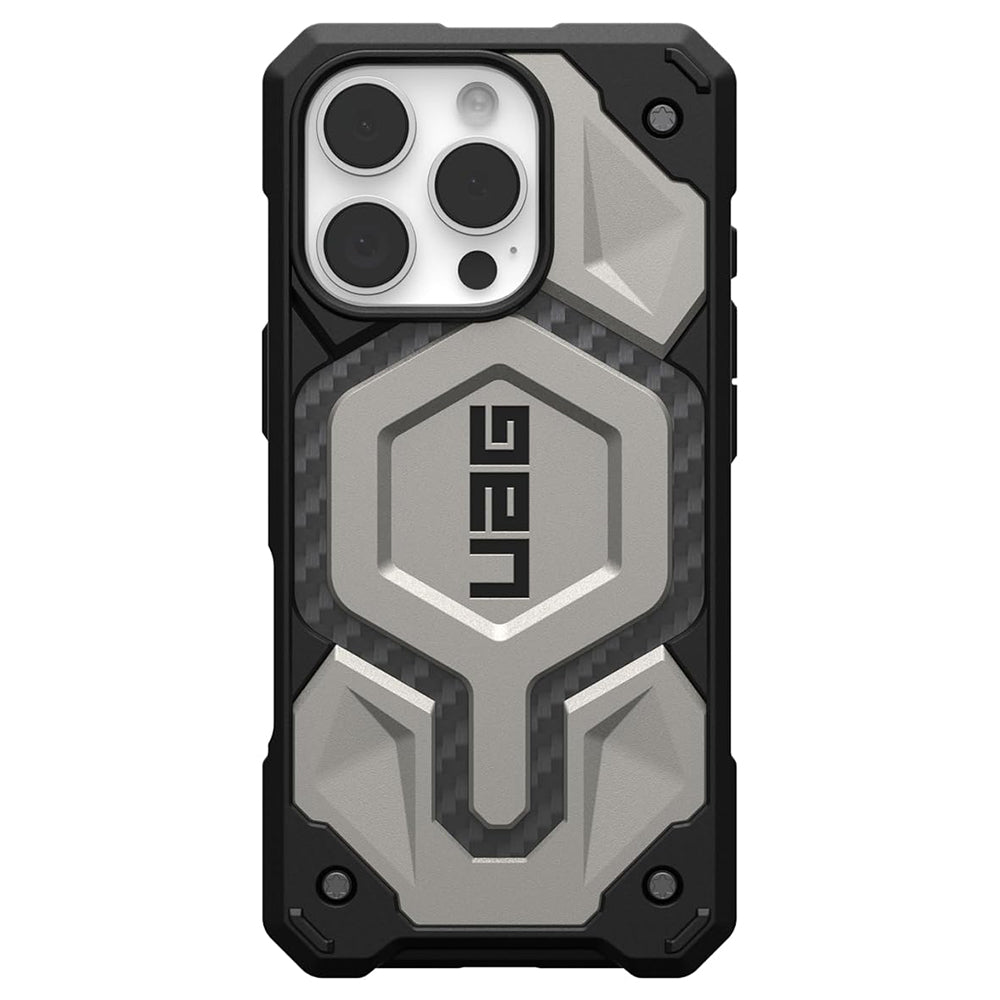 MagSafe-Hülle für Apple iPhone 16 Pro, Urban Armor Gear, Monarch Pro, Grau