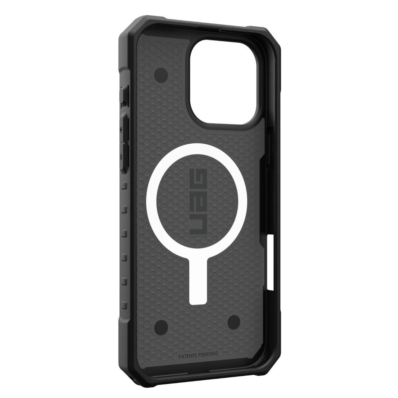MagSafe-Hülle für Apple iPhone 16 Pro, Urban Armor Gear, Pathfinder, Silber