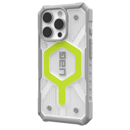 MagSafe-Hülle für Apple iPhone 16 Pro, Urban Armor Gear, Pathfinder Clear, Grün
