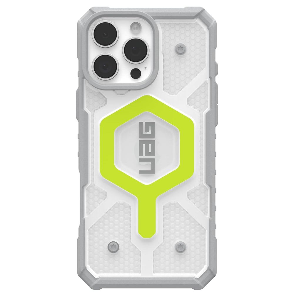 MagSafe-Hülle für Apple iPhone 16 Pro, Urban Armor Gear, Pathfinder Clear, Grün