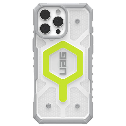 MagSafe-Hülle für Apple iPhone 16 Pro, Urban Armor Gear, Pathfinder Clear, Grün