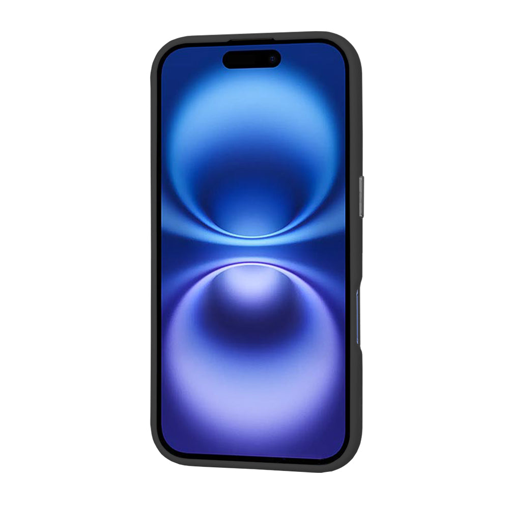 MagSafe Hülle für Apple iPhone 16, Techsuit, HaloFrost, Schwarz