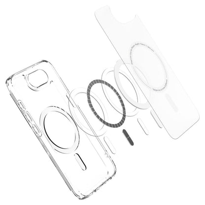 MagSafe Hülle für Apple iPhone 17e / 16e, Spigen, Ultra Hybrid, Satinweiß