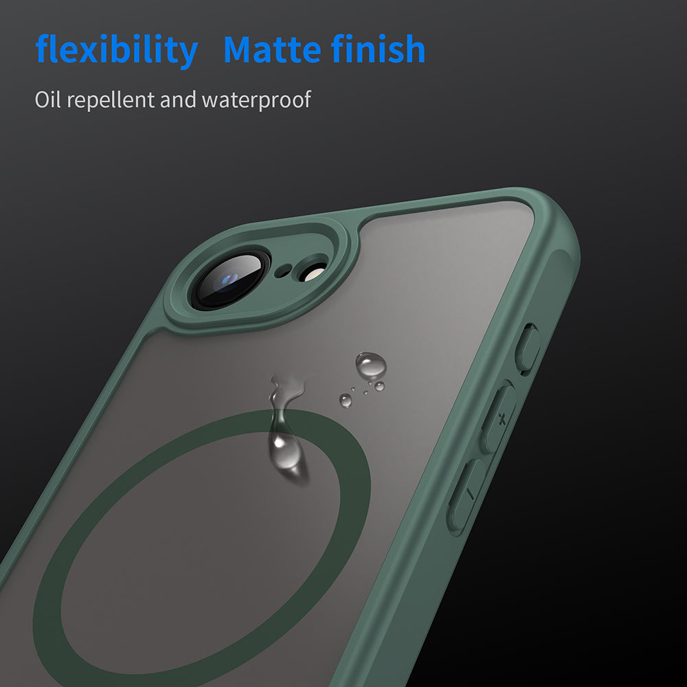 MagSafe-Hülle für Apple iPhone 17e / 16e, Techsuit, HaloFrost II, Grün