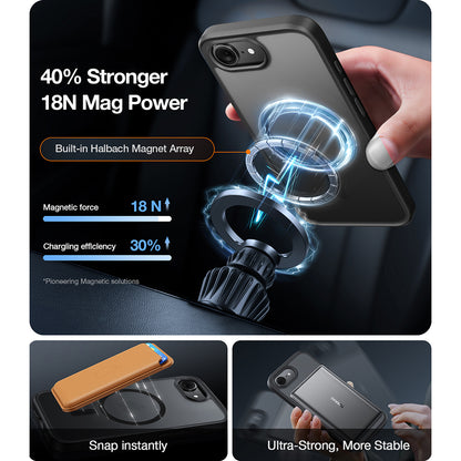 MagSafe Hülle für Apple iPhone 17e / 16e, Torras, Guardian, Schwarz