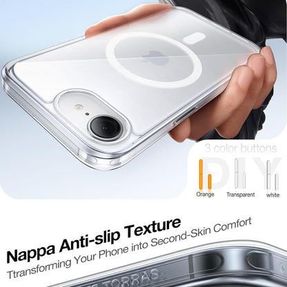 MagSafe Hülle für Apple iPhone 17e / 16e, Torras, Guardian, Transparent