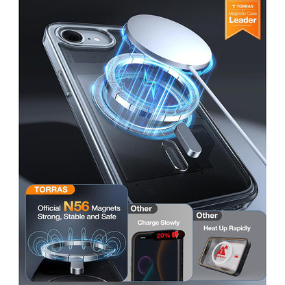 MagSafe Hülle für Apple iPhone 17e / 16e, Torras, Guardian, Transparent