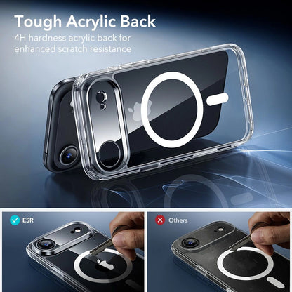 MagSafe Hülle für Apple iPhone 17 Air, ESR, Classic Hybrid mit Displayschutz, Transparent