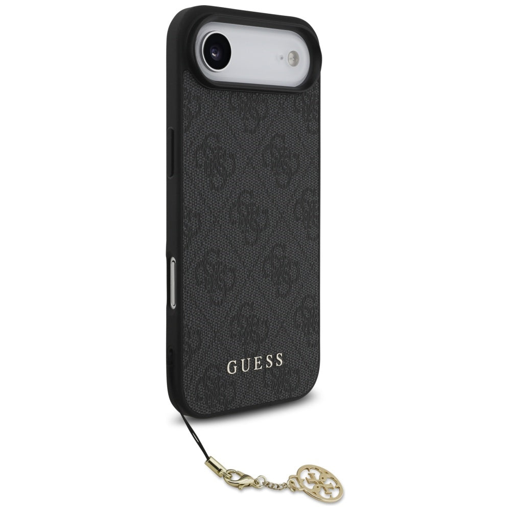 MagSafe Hülle für Apple iPhone 17 Air, Guess, 4G Charm Cradle, Schwarz