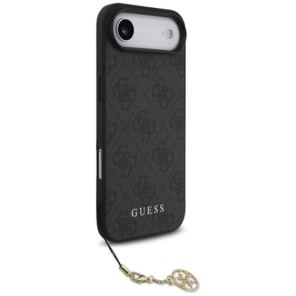 MagSafe Hülle für Apple iPhone 17 Air, Guess, 4G Charm Cradle, Schwarz