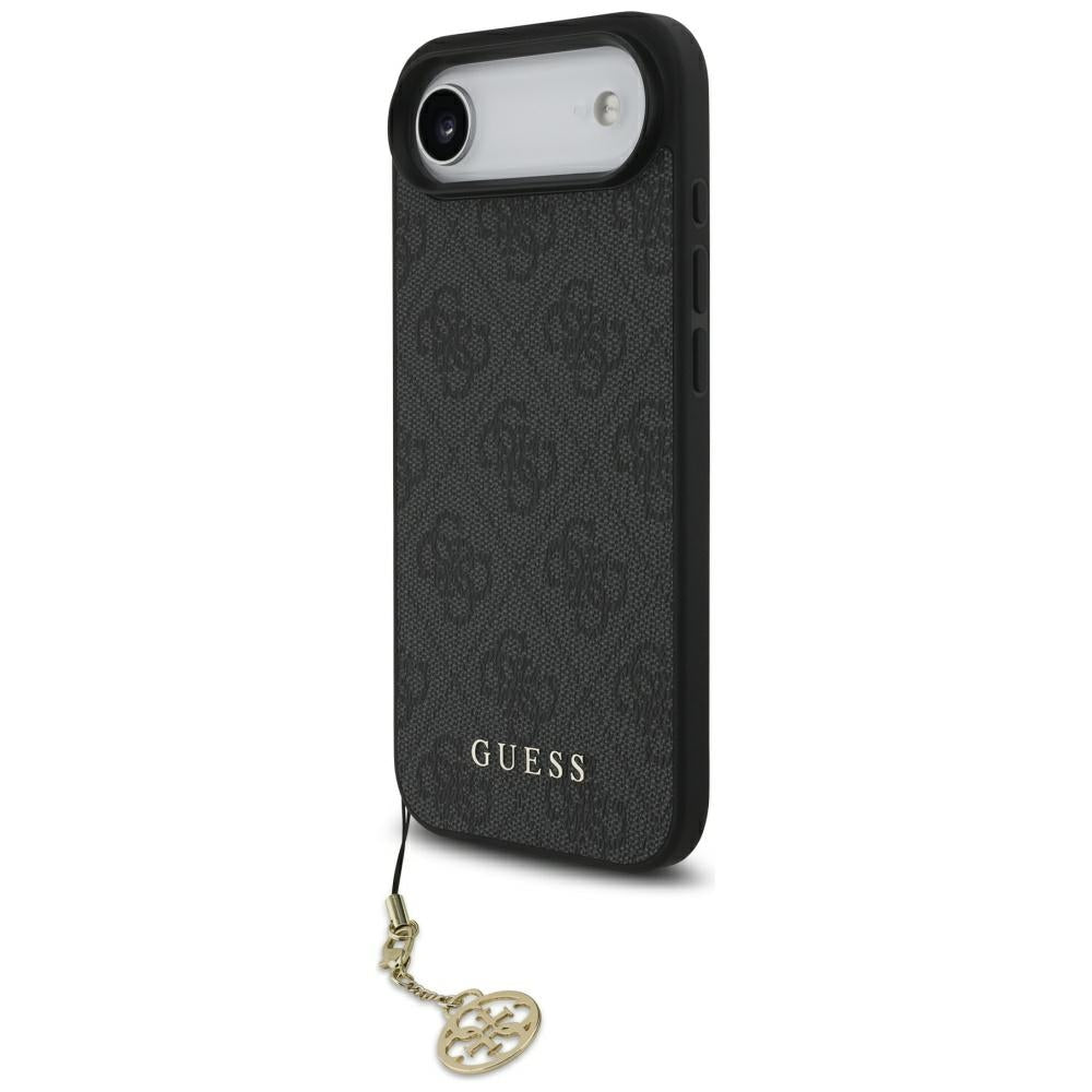MagSafe Hülle für Apple iPhone 17 Air, Guess, 4G Charm Cradle, Schwarz