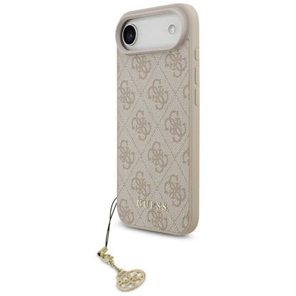 MagSafe Hülle für Apple iPhone 17 Air, Guess, 4G Charm Cradle, Rosa