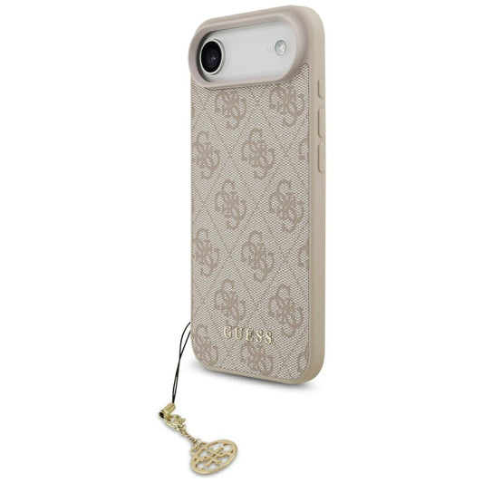 MagSafe Hülle für Apple iPhone 17 Air, Guess, 4G Charm Cradle, Rosa