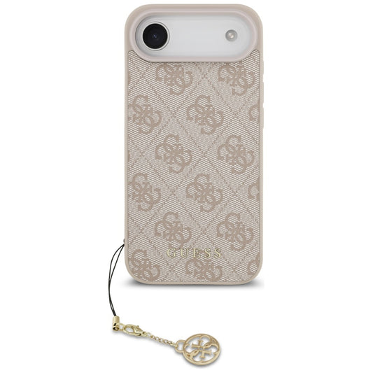 MagSafe Hülle für Apple iPhone 17 Air, Guess, 4G Charm Cradle, Rosa