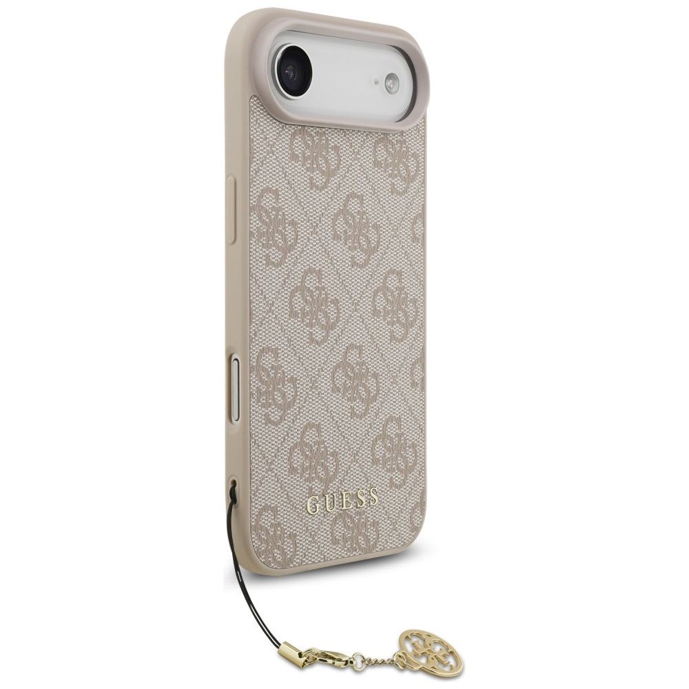 MagSafe Hülle für Apple iPhone 17 Air, Guess, 4G Charm Cradle, Rosa