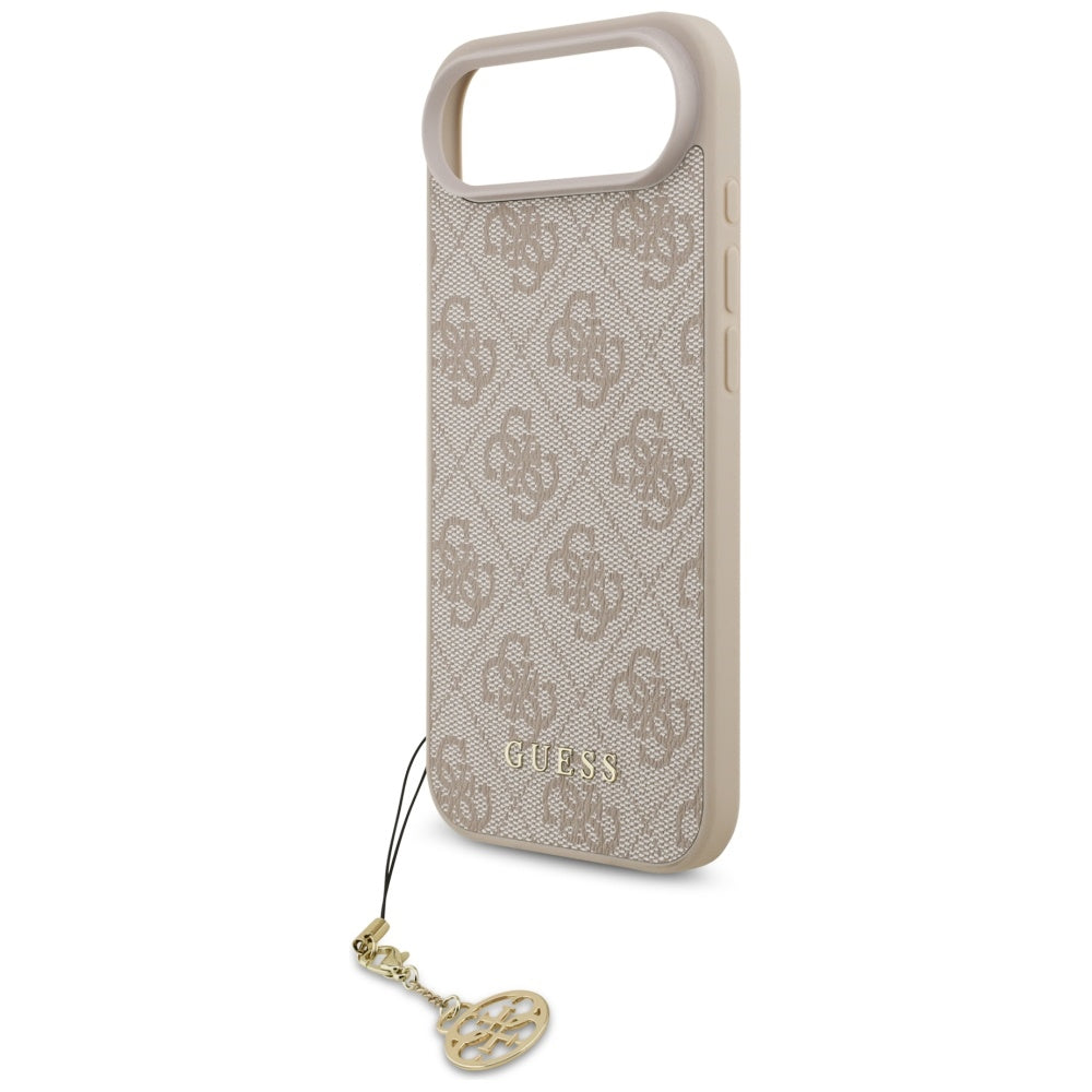 MagSafe Hülle für Apple iPhone 17 Air, Guess, 4G Charm Cradle, Rosa