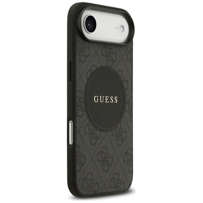 MagSafe Hülle für Apple iPhone 17 Air, Guess, 4G Circle Classic Logo, Schwarz
