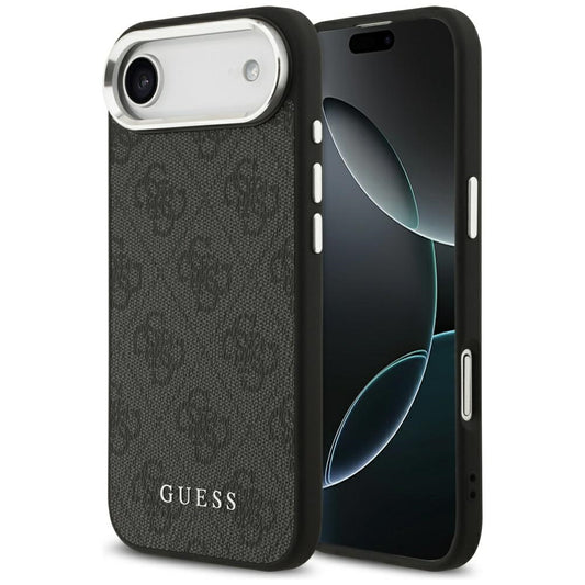 MagSafe Hülle für Apple iPhone 17 Air, Guess, 4G Classic Logo, Schwarz